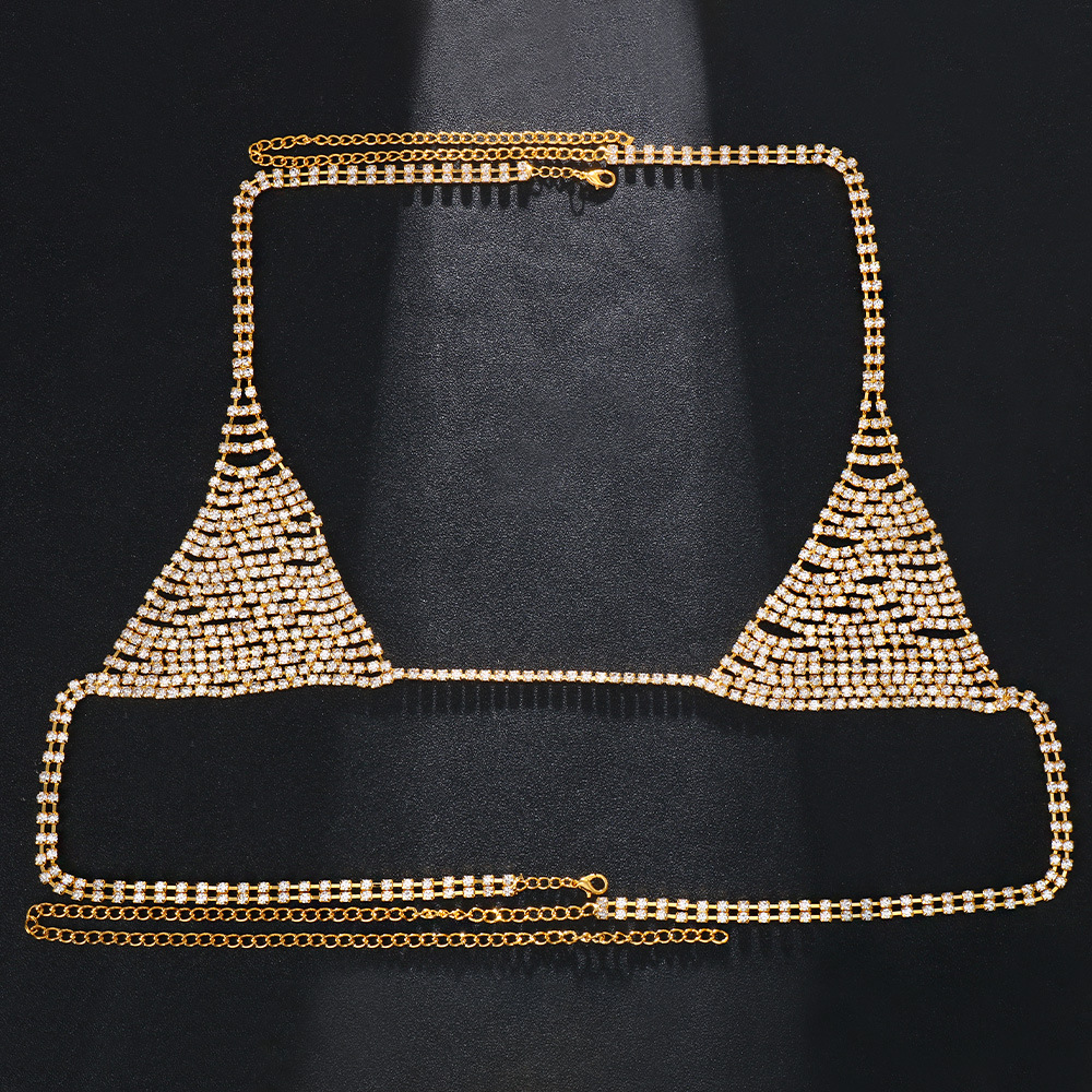 Fashionable Triangle Bikini Rh - Body Jewelry Chest 리뷰 및 가격