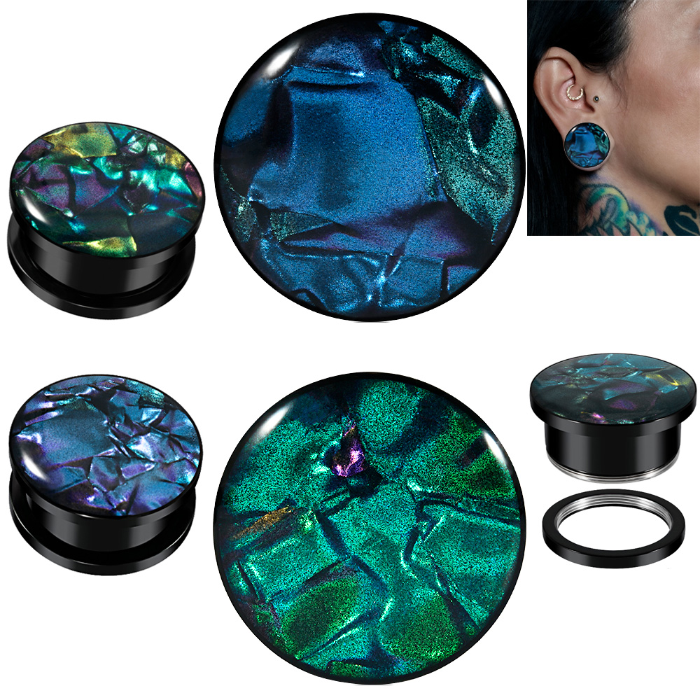 1PC Stainless Steel Mix Colors - Body Jewelry Ear Plugs 리뷰 및 가격