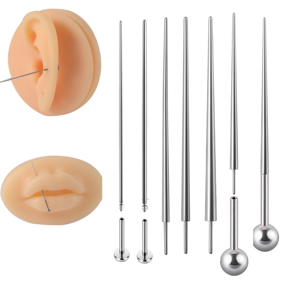 2 pcs Stainless Steel Piercing - Body Jewelry Threadless 리뷰 및 가격