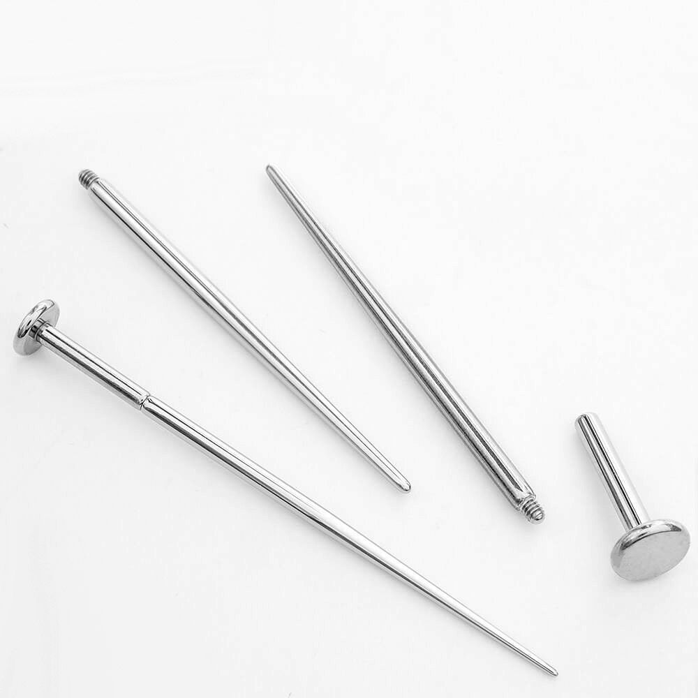 2 pcs Stainless Steel Piercing - Body Jewelry Threadless 리뷰 및 가격