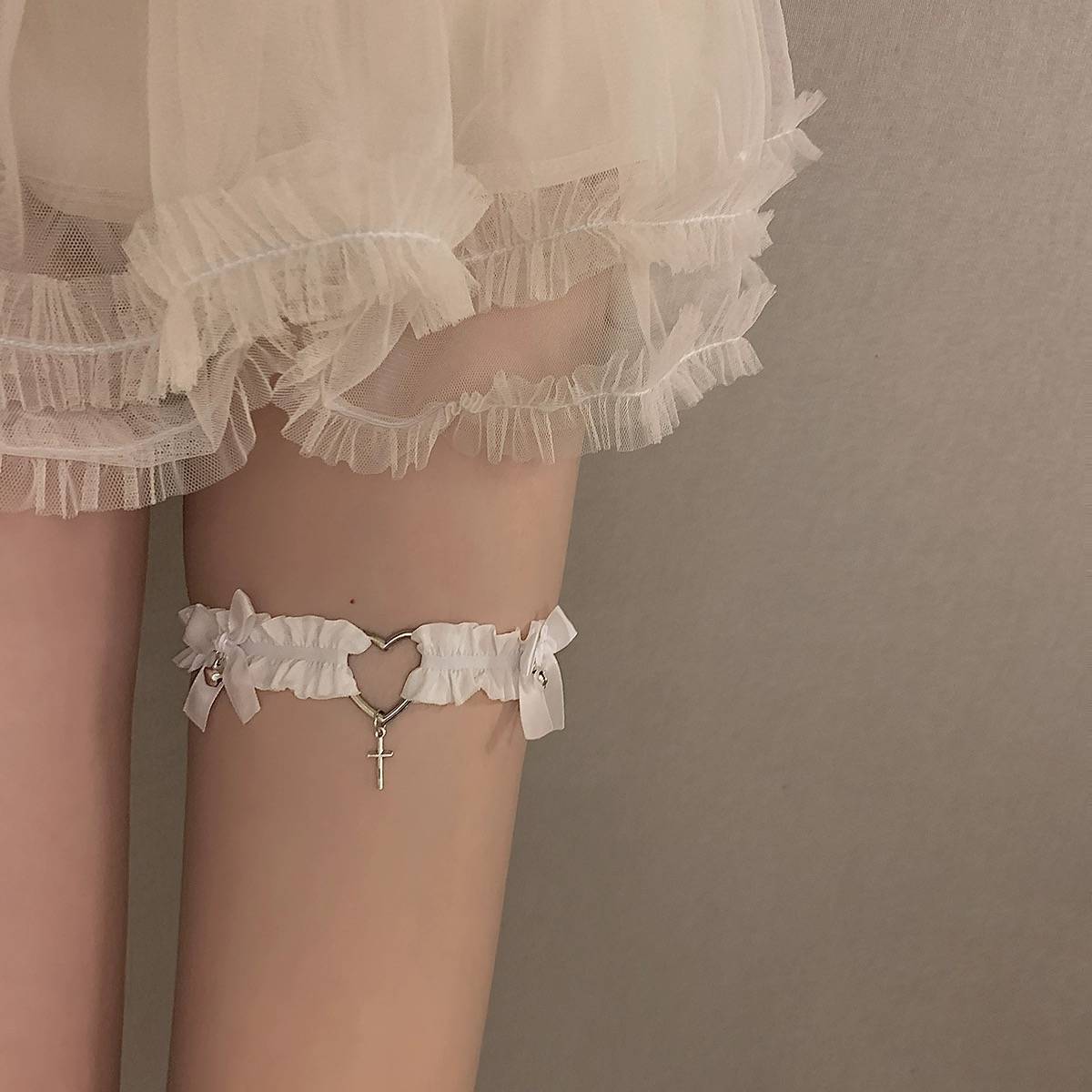 Bow, heart, bell, leg ring, fe - Body Jewelry Rings 리뷰 및 가격
