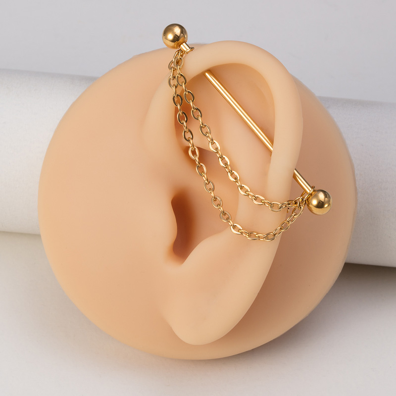 1pc Industrial Piercing Barbel - Body Jewelry Industrial 리뷰 및 가격