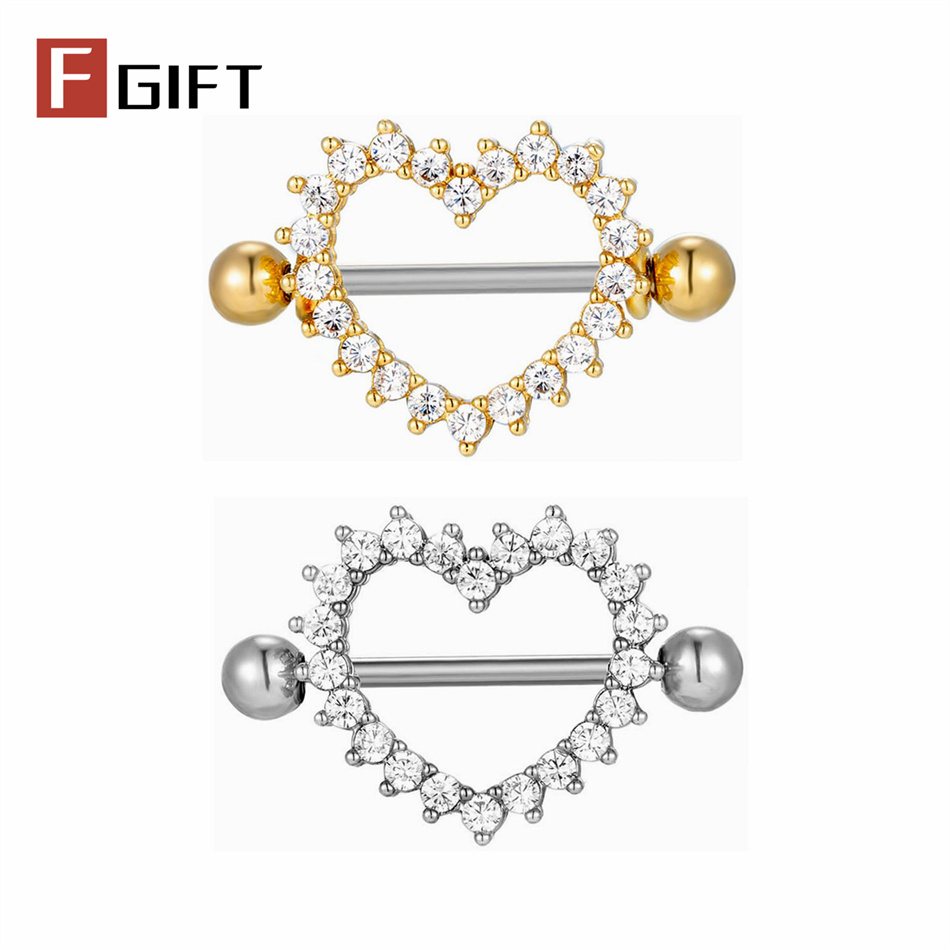 1 Pair Titanium Nipple Piercin - Body Jewelry Nipple Rings 리뷰 및 가격