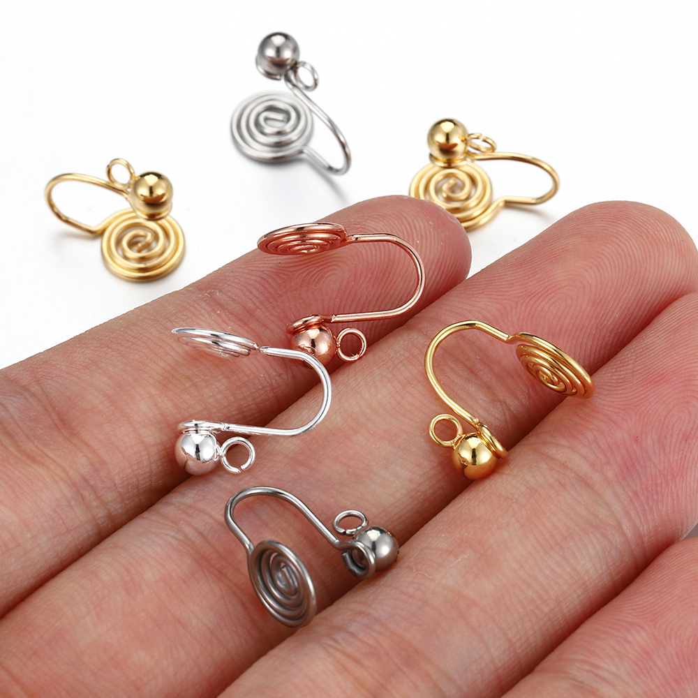 10pcs Stainless Steel Ear Clip - Body Jewelry 리뷰 및 가격