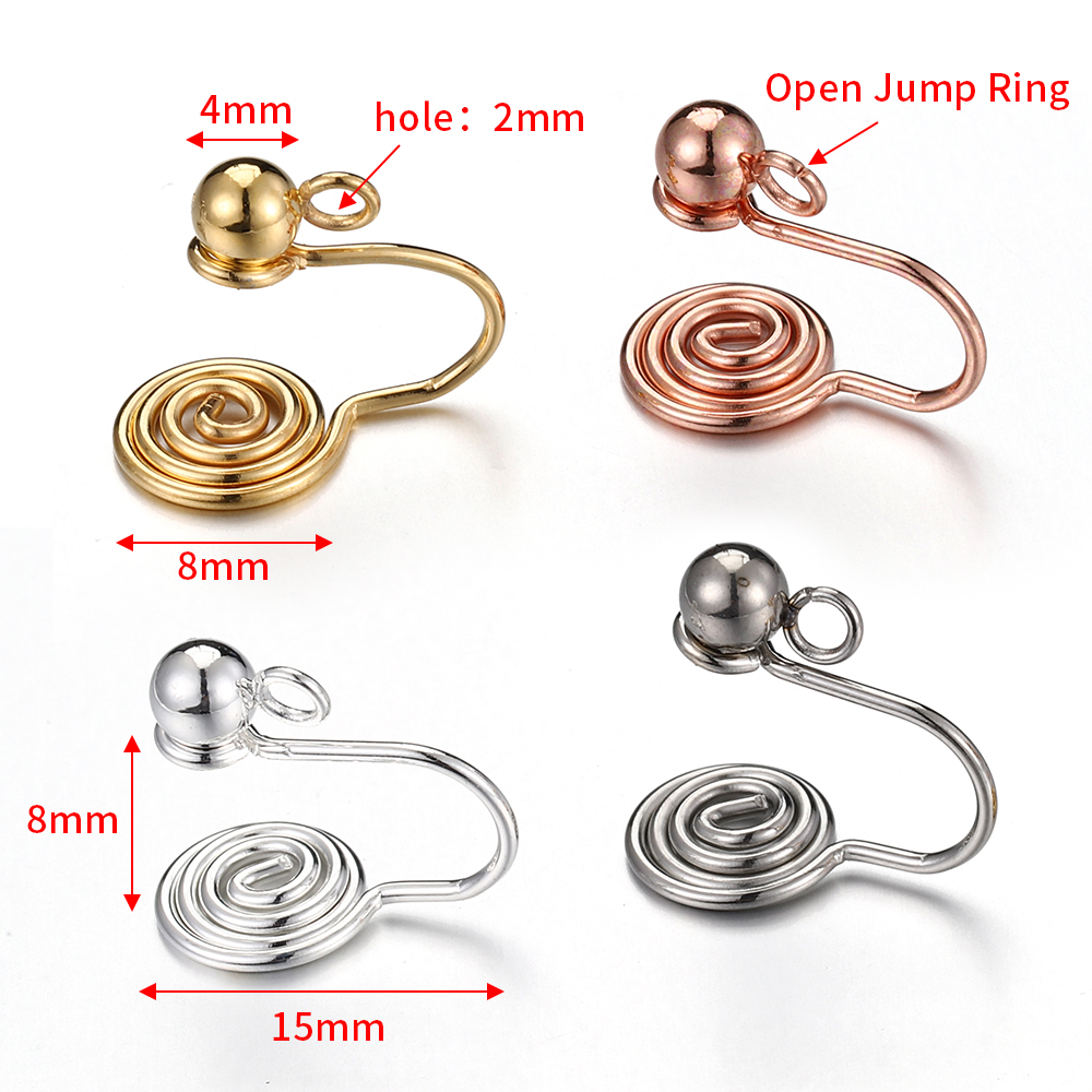 10pcs Stainless Steel Ear Clip - Body Jewelry 리뷰 및 가격