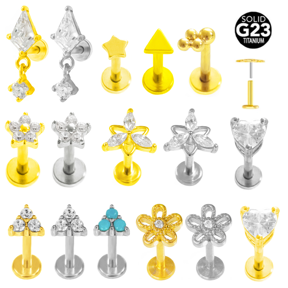 ASTM F136 G23 Titanium Pendant - Body Jewelry Threadless 리뷰 및 가격
