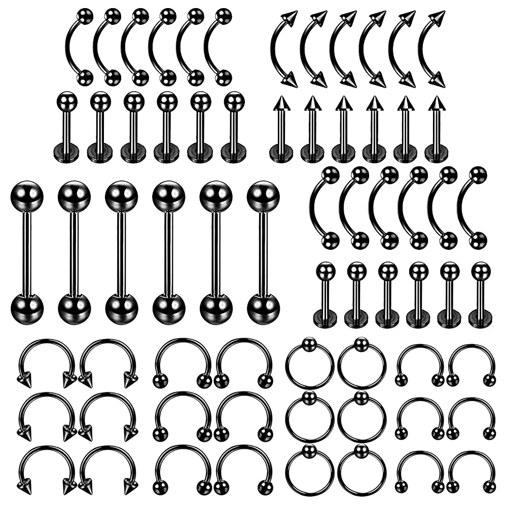 6 PCS Professional Piercing Ki - Body Jewelry Nipple Rings 리뷰 및 가격