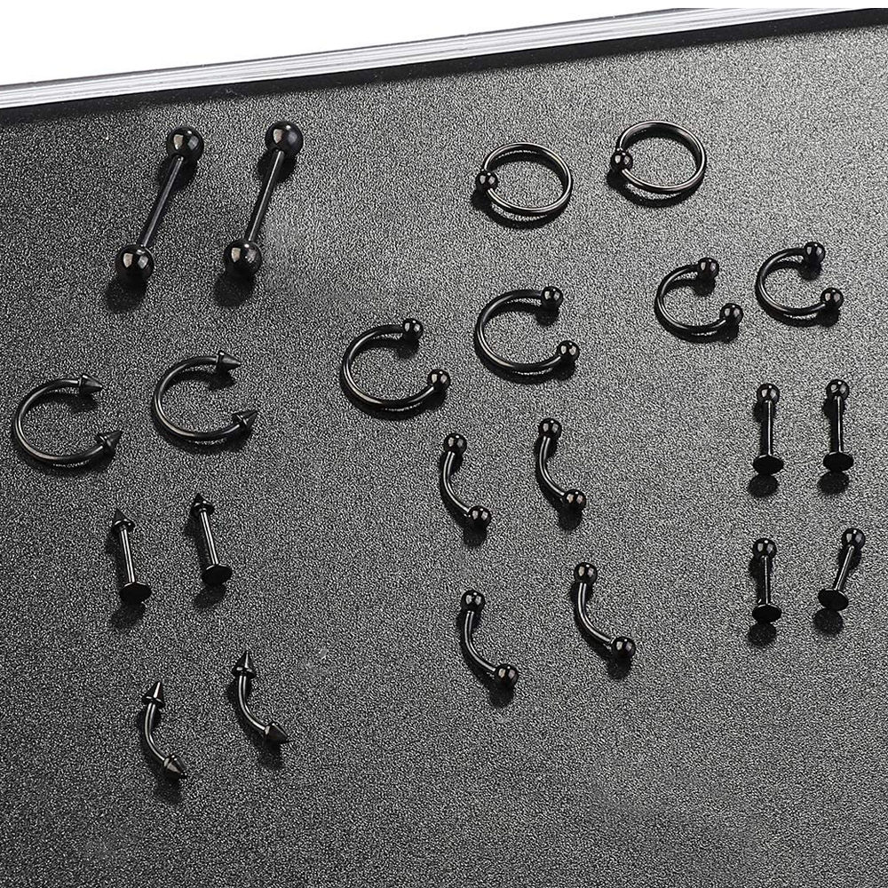 6 PCS Professional Piercing Ki - Body Jewelry Nipple Rings 리뷰 및 가격