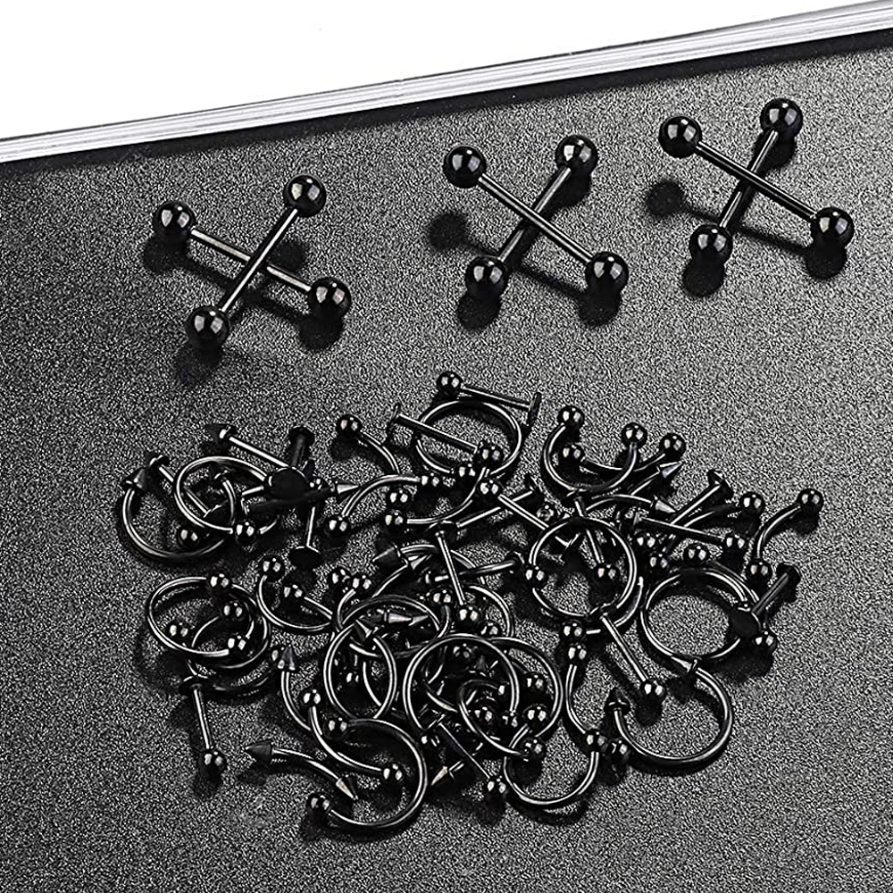 6 PCS Professional Piercing Ki - Body Jewelry Nipple Rings 리뷰 및 가격