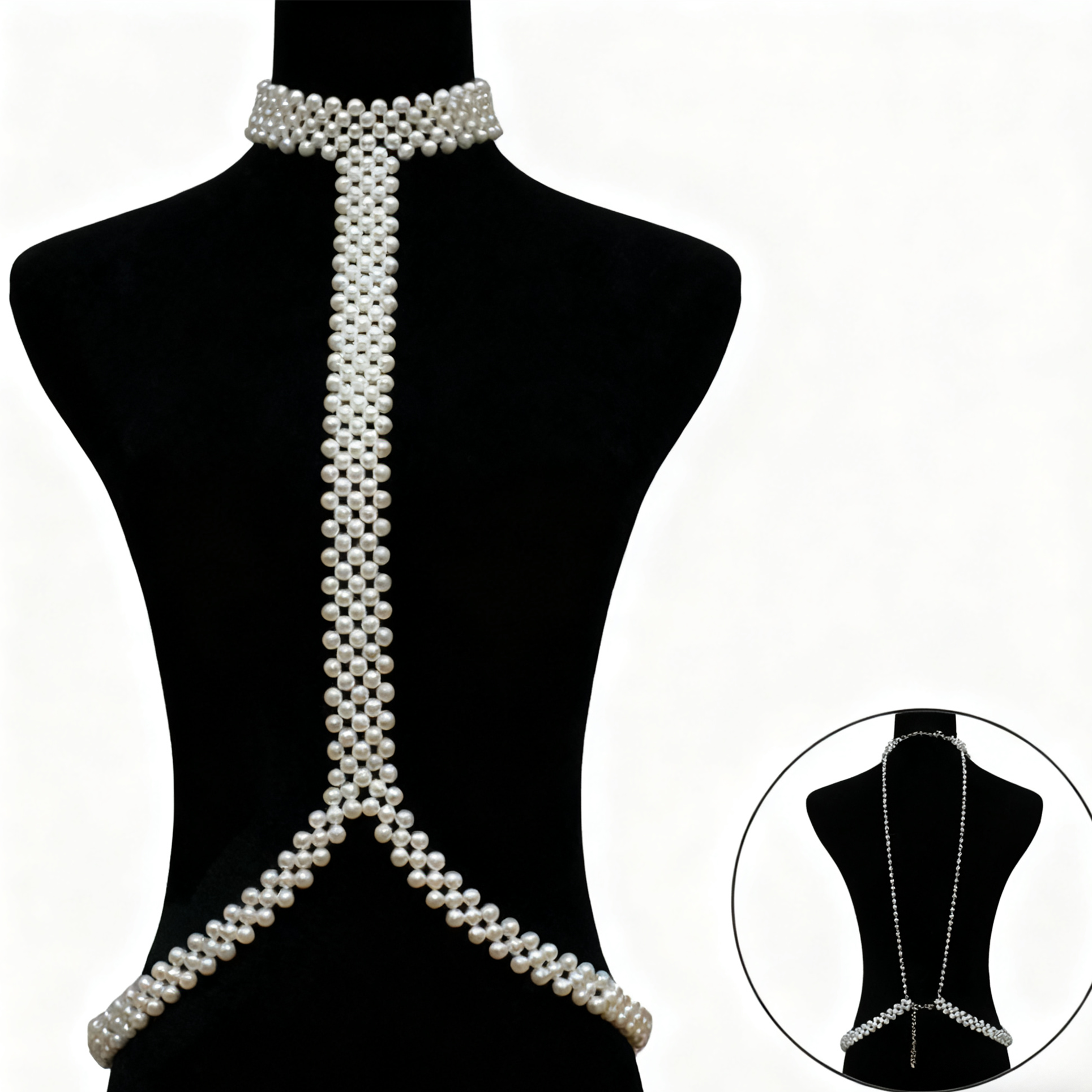 Luxurious Pearl Gold Chain Bod - Body Jewelry High End 리뷰 및 가격