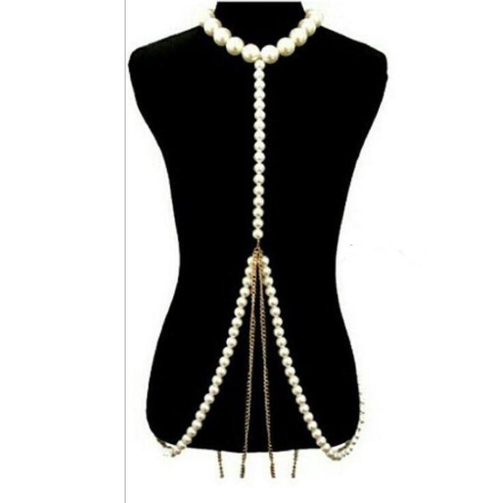 Luxurious Pearl Gold Chain Bod - Body Jewelry High End 리뷰 및 가격