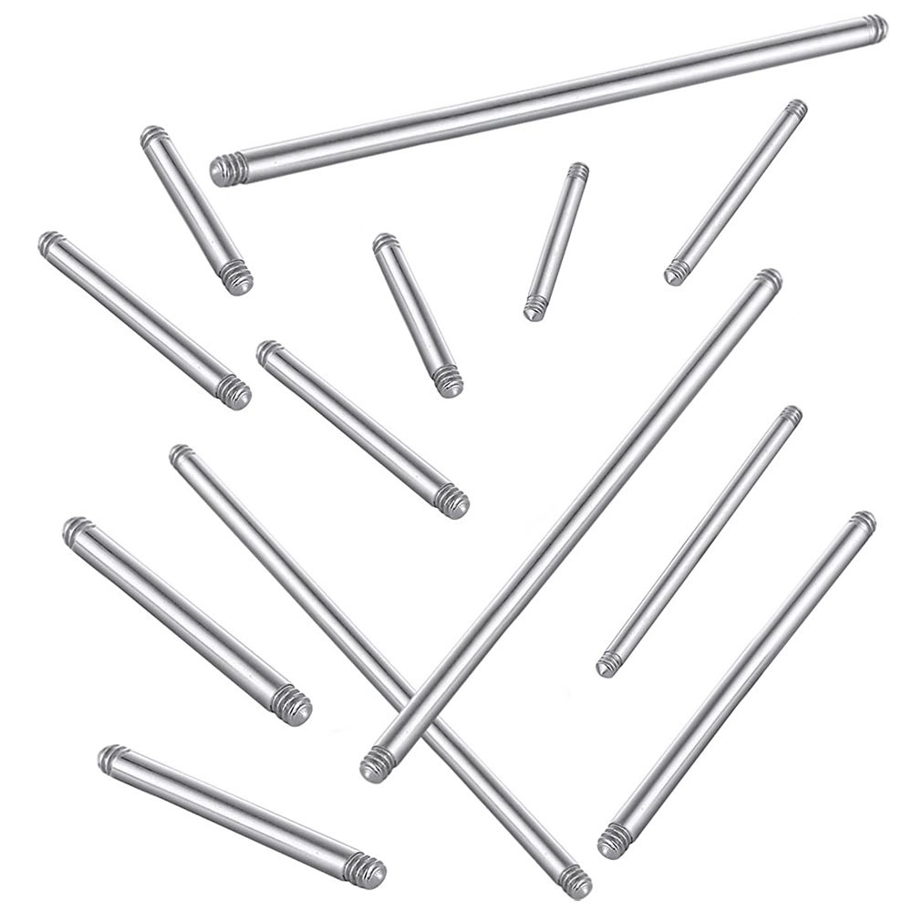 100Pcs Surgical Steel 16G 14G  - Body Jewelry Industrial 리뷰 및 가격