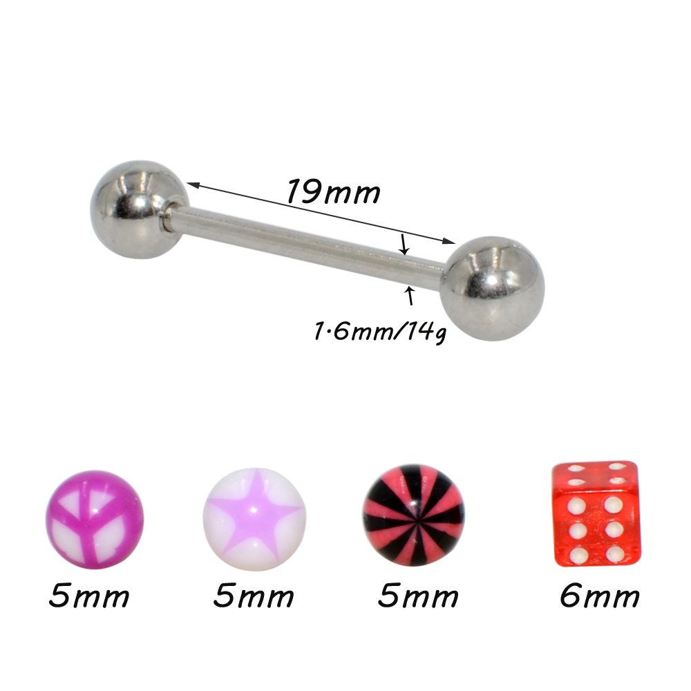 1Set(5 pcs) Surgical Steel Bar - Body Jewelry Nipple Rings 리뷰 및 가격