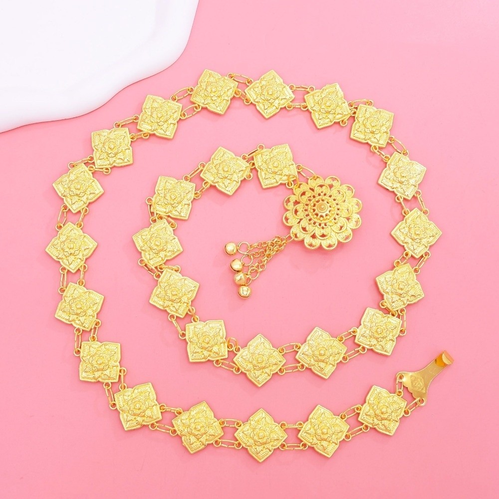 New Ethnic Hollow Waist Chain  - Body Jewelry Indian 리뷰 및 가격
