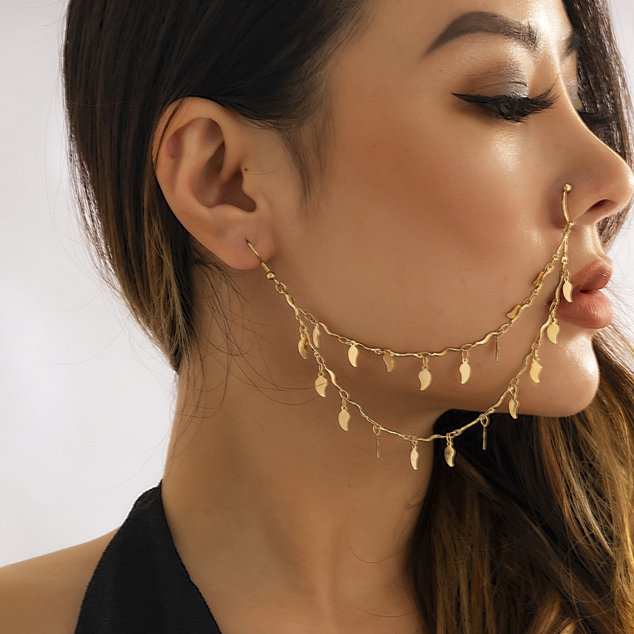Indian Gold Color Pearl Butter - Body Jewelry Indian 리뷰 및 가격