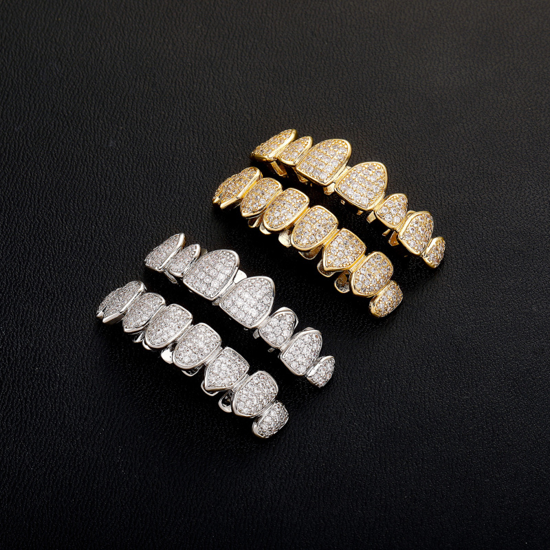 New HipHop CZ Teeth Set For Un - Body Jewelry High End 리뷰 및 가격