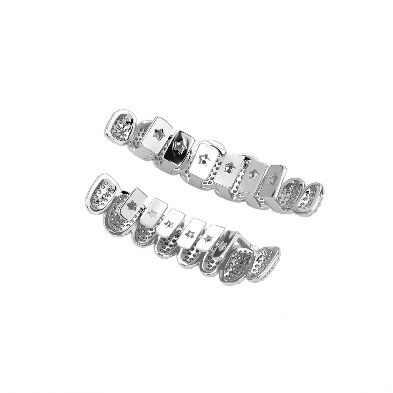 New HipHop CZ Teeth Set For Un - Body Jewelry High End 리뷰 및 가격