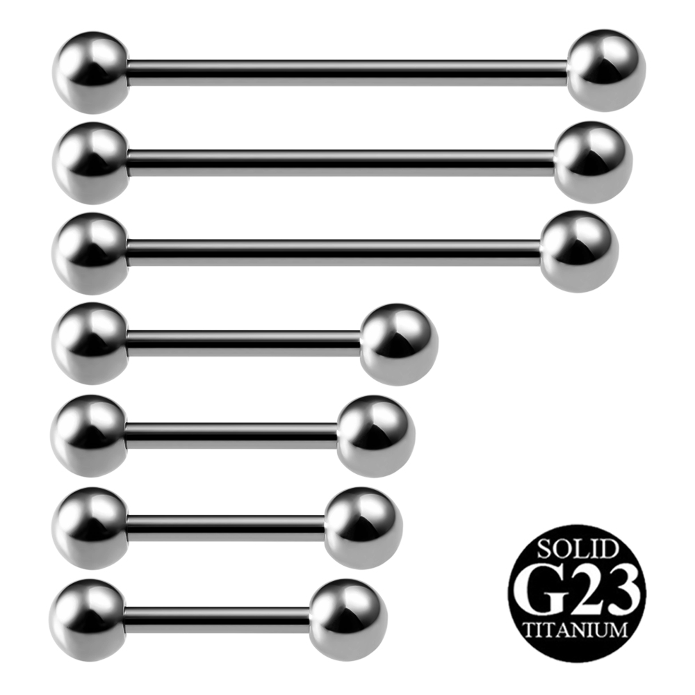 2PCS G23 Titanium Tongue Pierc - Body Jewelry Industrial 리뷰 및 가격