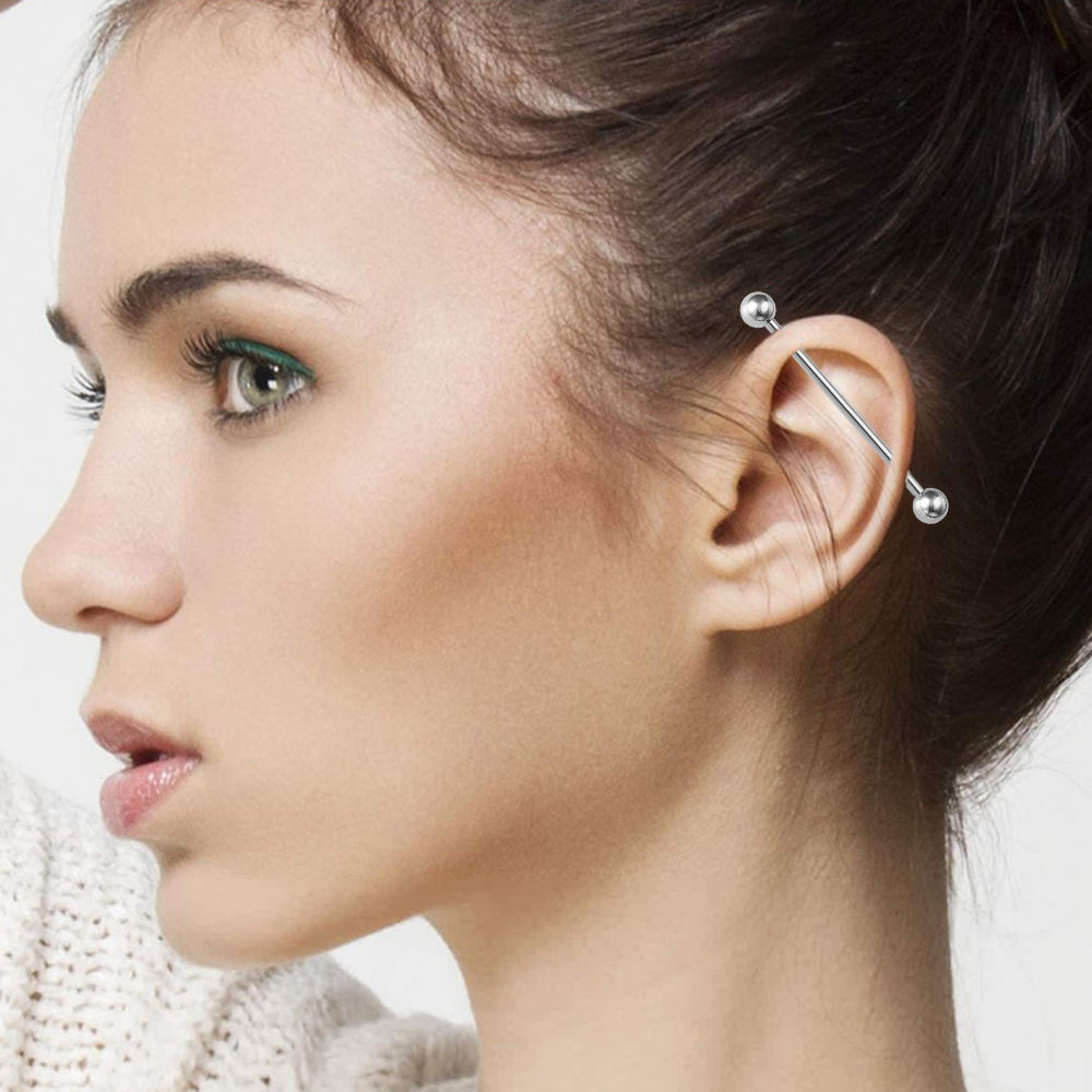 2PCS G23 Titanium Tongue Pierc - Body Jewelry Industrial 리뷰 및 가격