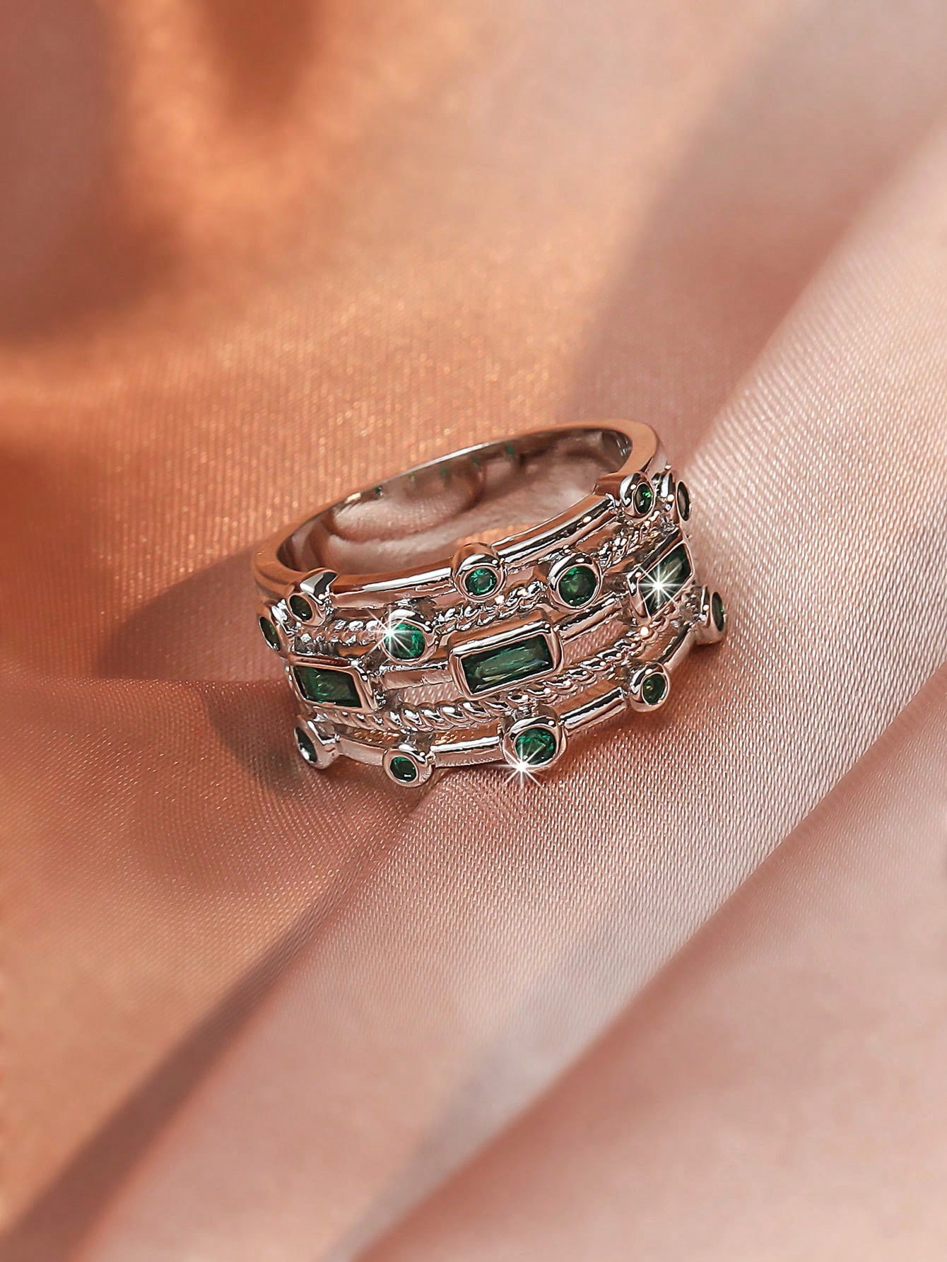 1pc Elegant Blue Cubic Zirconi - Body Jewelry Rings 리뷰 및 가격