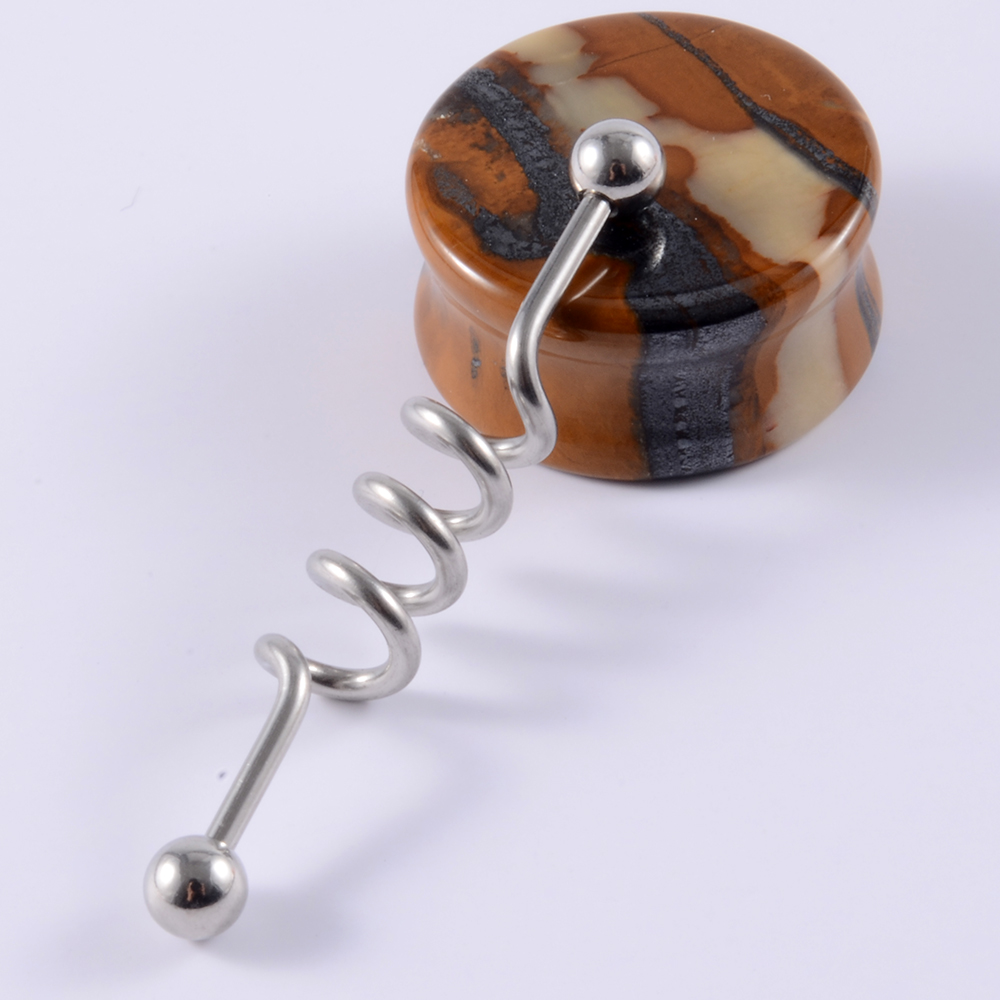 1Pcs Surgical Steel Snake Indu - Body Jewelry Industrial 리뷰 및 가격