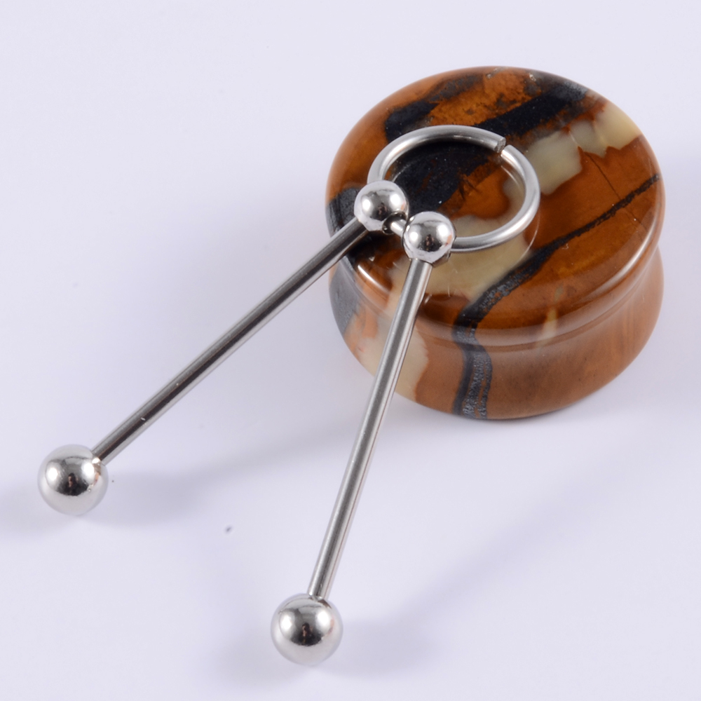 1Pcs Surgical Steel Snake Indu - Body Jewelry Industrial 리뷰 및 가격