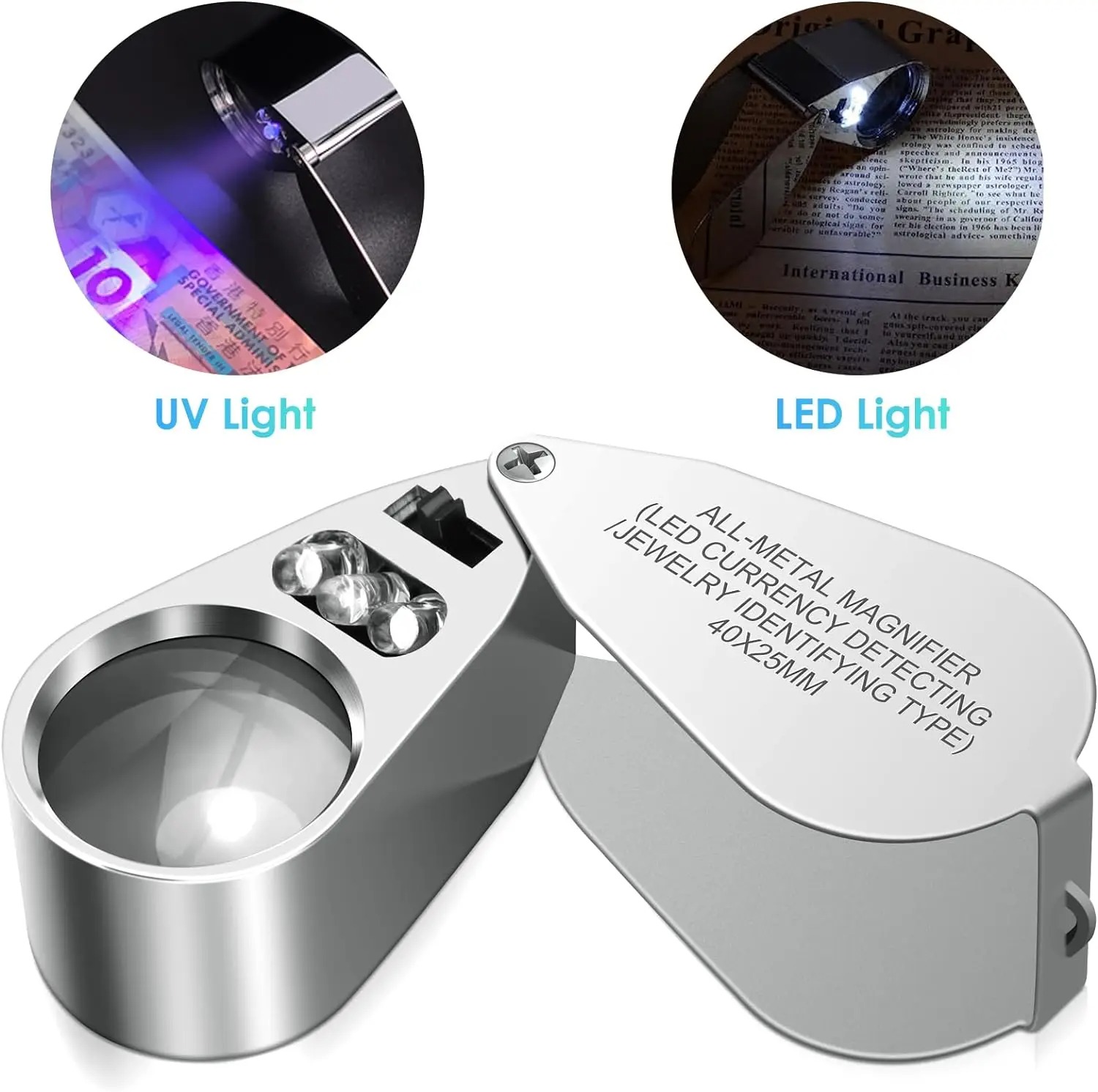 40X Illuminated Jeweler Loupe  - Body Jewelry Repair 리뷰 및 가격