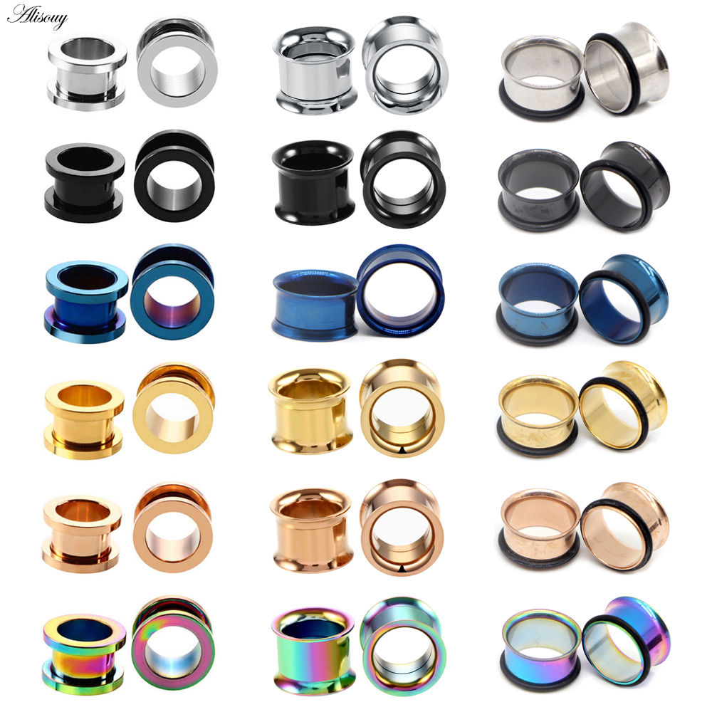 1pc 2mm-25mm Stainless Steel E - Body Jewelry Ear Plugs 리뷰 및 가격