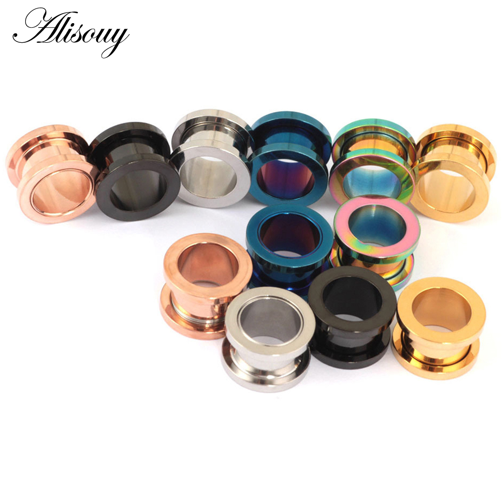 1pc 2mm-25mm Stainless Steel E - Body Jewelry Ear Plugs 리뷰 및 가격