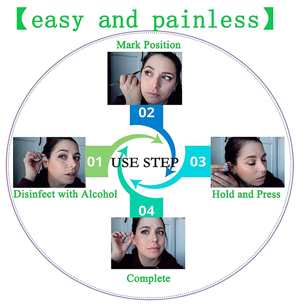 1-20Pcs/set Ear Piercing Gun D - Body Jewelry Ear Plugs 리뷰 및 가격