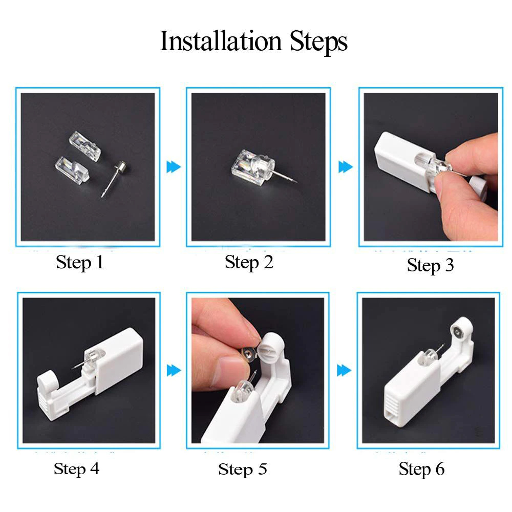 1-20Pcs/set Ear Piercing Gun D - Body Jewelry Ear Plugs 리뷰 및 가격