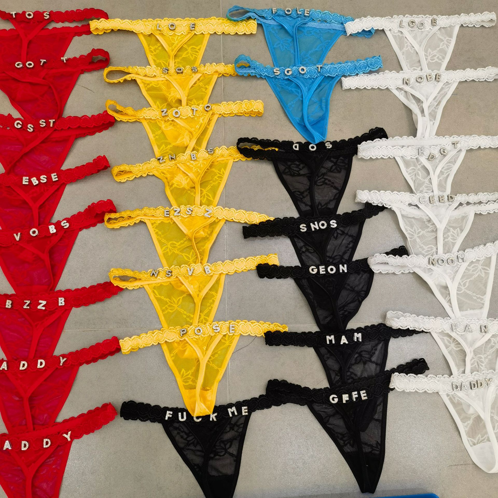 Customize Thongs Crystal Name  - Body Jewelry 리뷰 및 가격