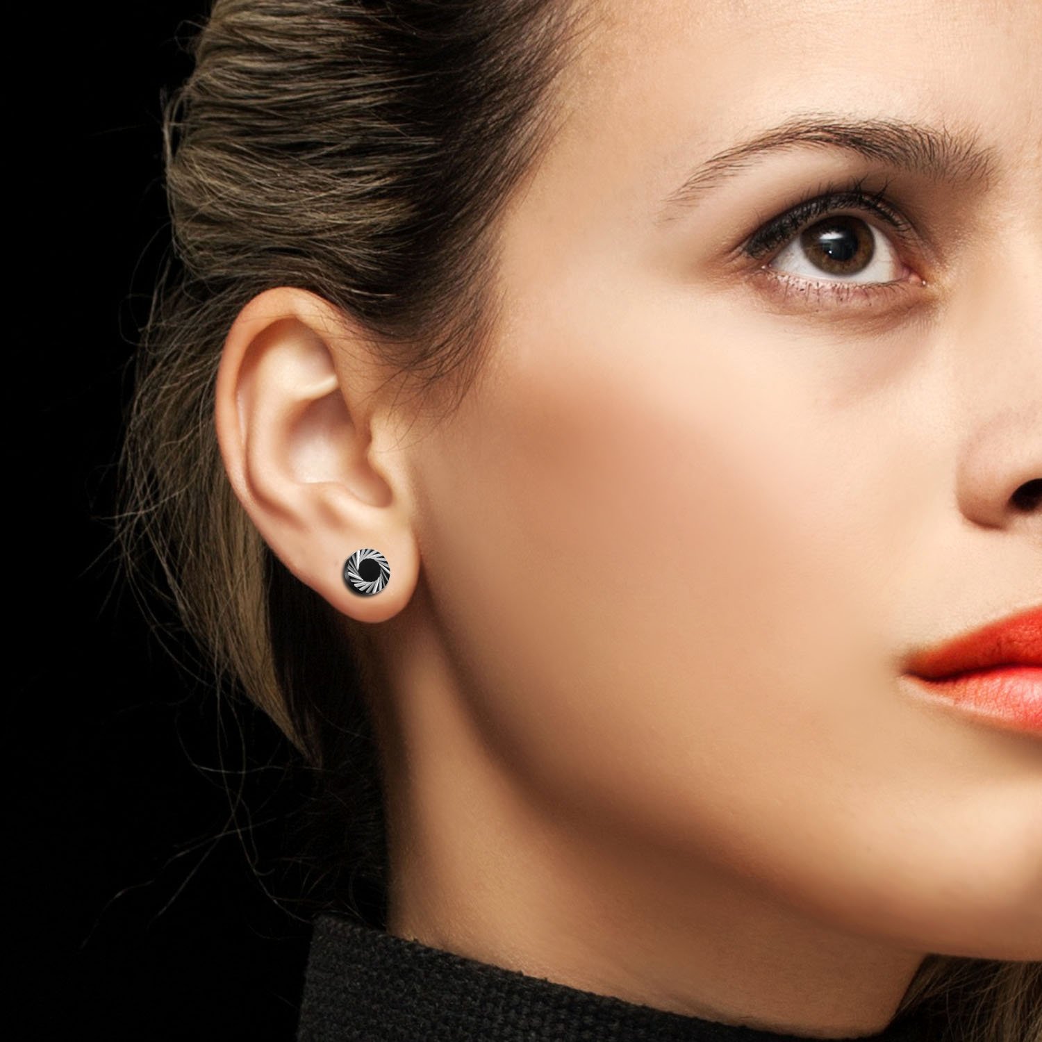 2Pcs/6Pcs Black Stainless Stee - Body Jewelry Ear Plugs 리뷰 및 가격