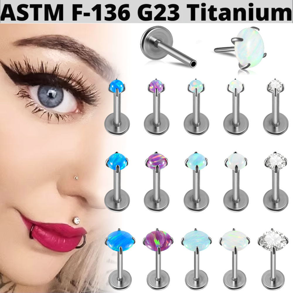 1PC G23 Titanium Gloss Round O - Body Jewelry Threadless 리뷰 및 가격