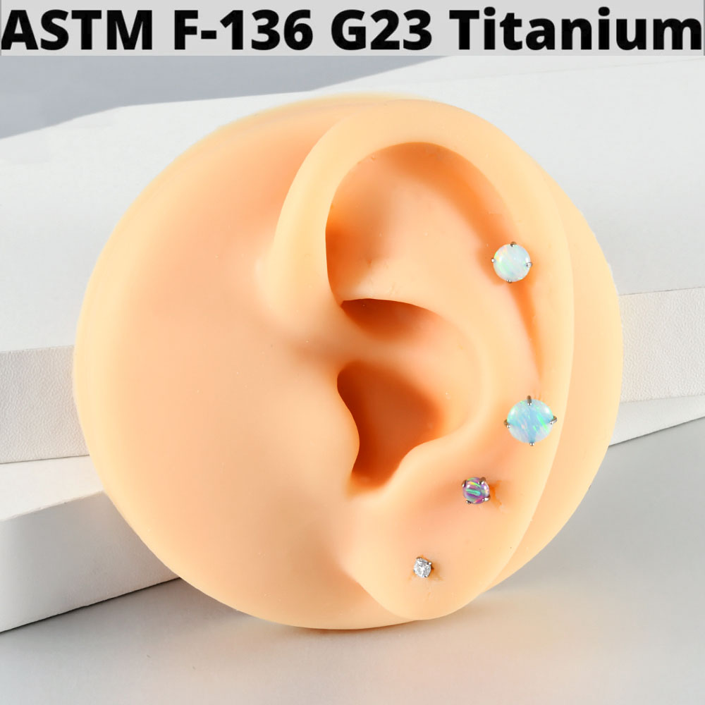 1PC G23 Titanium Gloss Round O - Body Jewelry Threadless 리뷰 및 가격