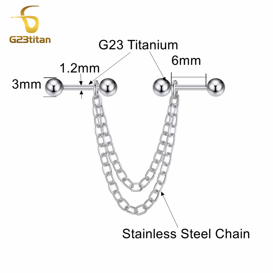 16G Industrial Earrings With C - Body Jewelry Industrial 리뷰 및 가격