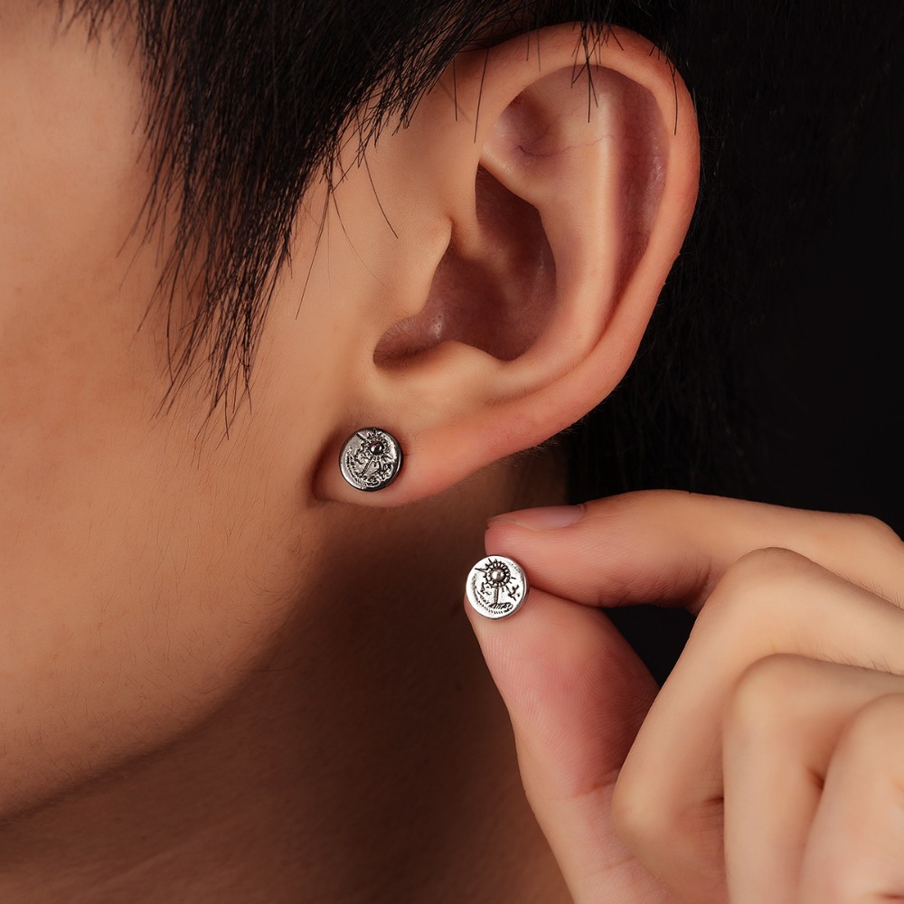 1pair Indian Eagle Stud Earrin - Body Jewelry Indian 리뷰 및 가격