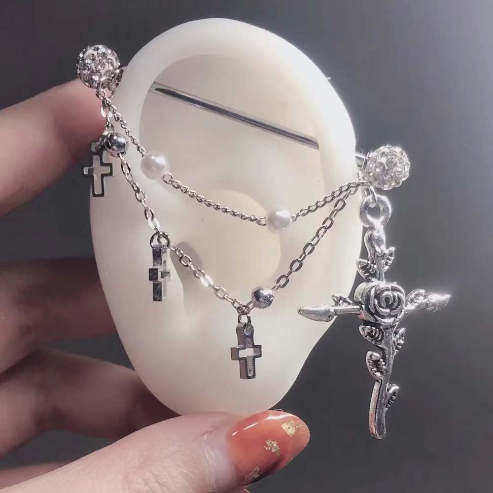 1PC Industrial Scaffold Barbel - Body Jewelry Industrial 리뷰 및 가격