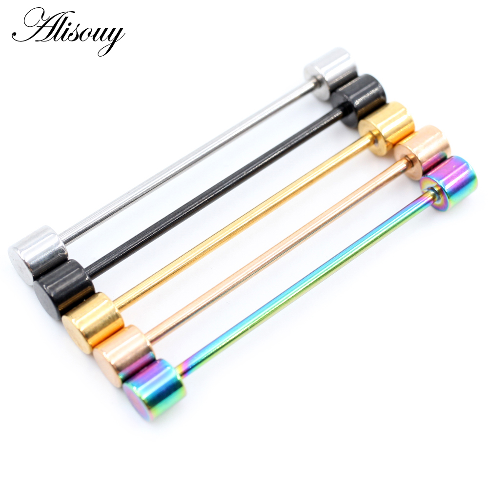 Alisouy 2pcs 14G Stainless Ste - Body Jewelry Industrial 리뷰 및 가격
