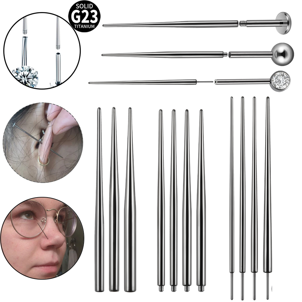 G23 Titanium1Pc Titanium Inser - Body Jewelry Threadless 리뷰 및 가격