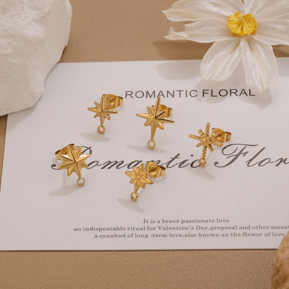 6pcs Stainless Steel Star Earr - Body Jewelry 리뷰 및 가격