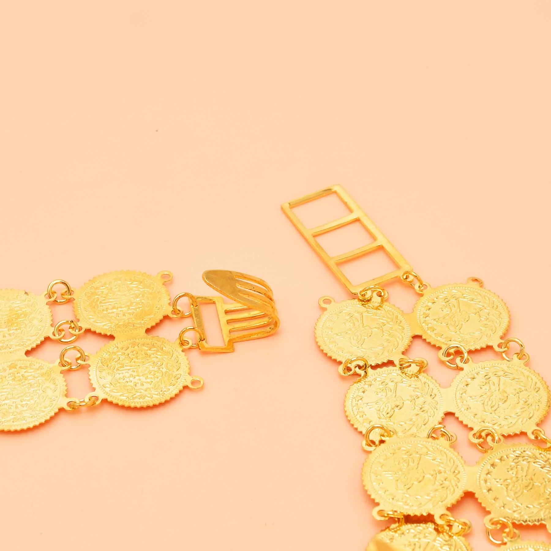 Golden Double Layer Coins Long - Body Jewelry Indian 리뷰 및 가격