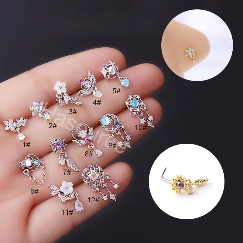 2022 New 1Pcs Fashion 316L Sur - Body Jewelry Indian 리뷰 및 가격