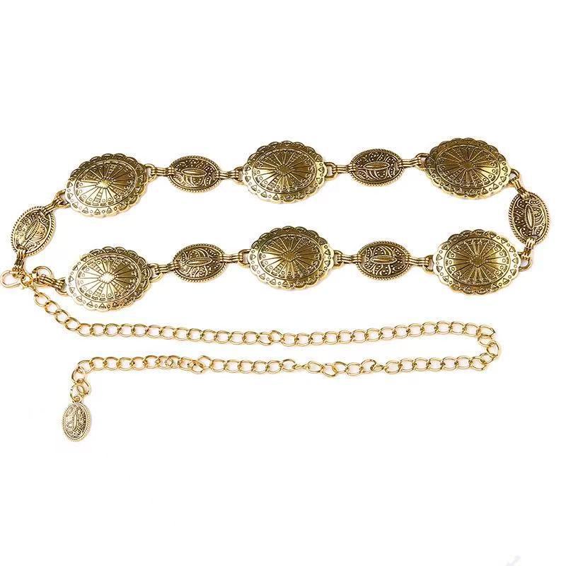 Ladies' retro style metal wais - Body Jewelry High End 리뷰 및 가격