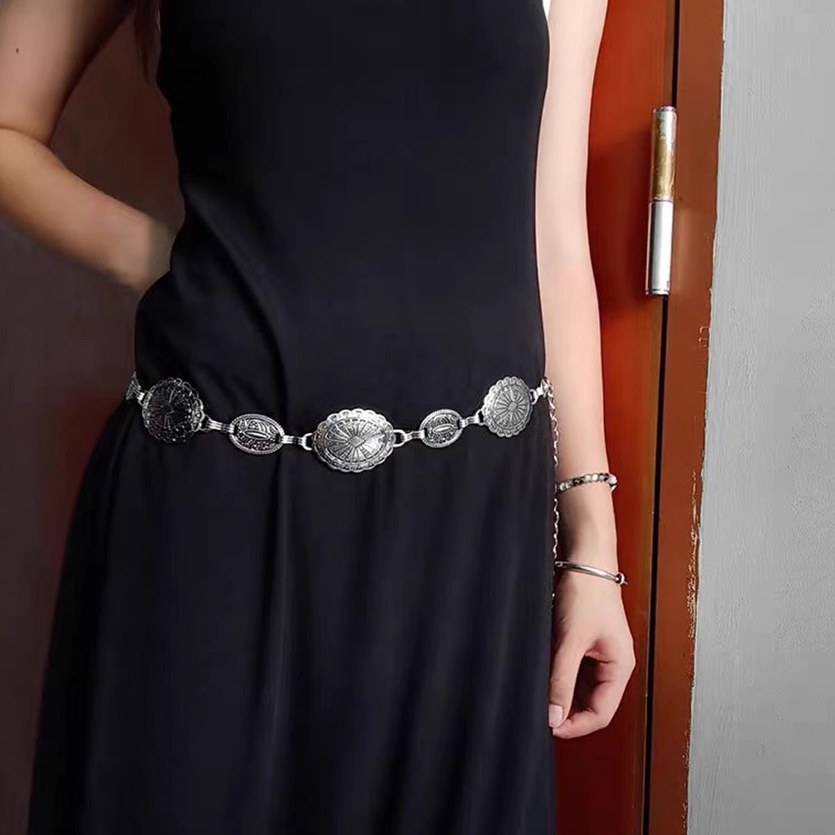 Ladies' retro style metal wais - Body Jewelry High End 리뷰 및 가격