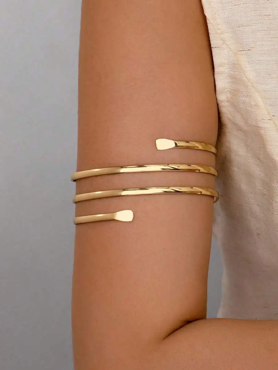 1pc Women Metal Wire Armband,  - Body Jewelry 리뷰 및 가격