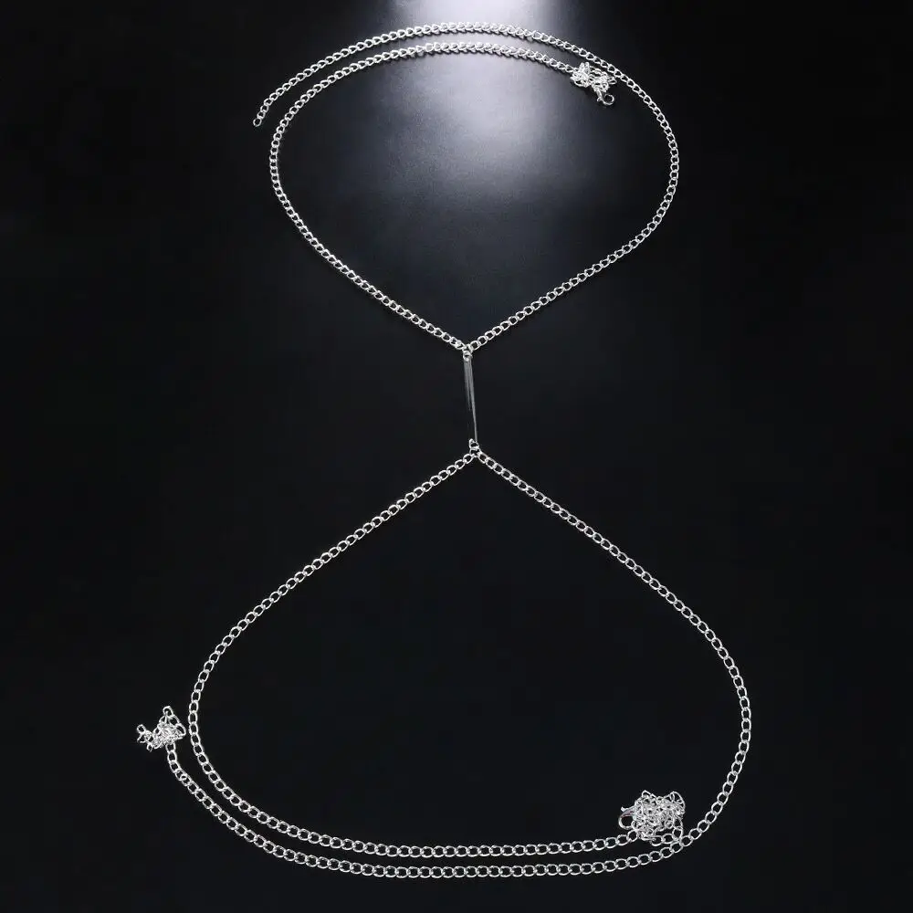 Sexy Metal Chest Chain Harness - Body Jewelry Chest 리뷰 및 가격
