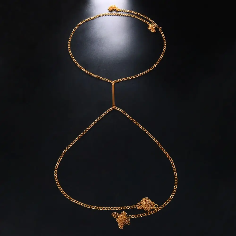 Sexy Metal Chest Chain Harness - Body Jewelry Chest 리뷰 및 가격