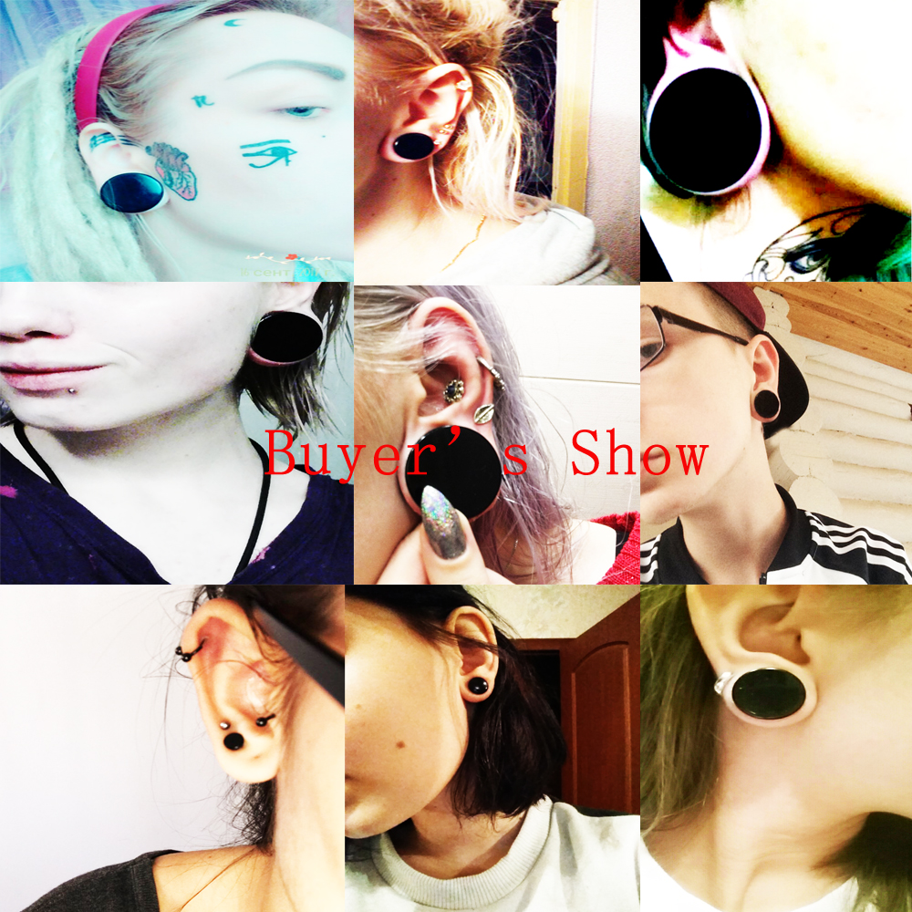 1 Pair 3mm-50mm Big Size Solid - Body Jewelry Ear Plugs 리뷰 및 가격