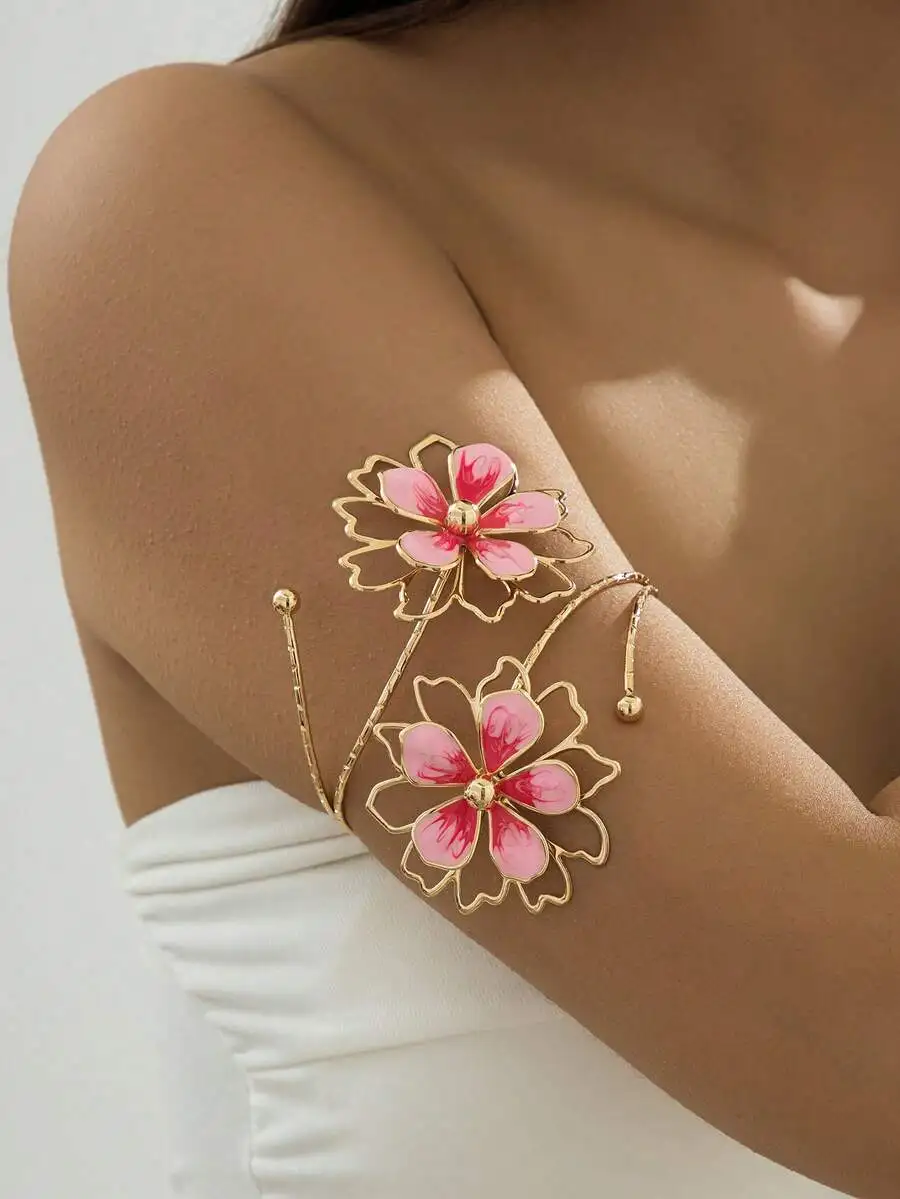Floral Pearl Necklace Earring  - Body Jewelry Rings 리뷰 및 가격